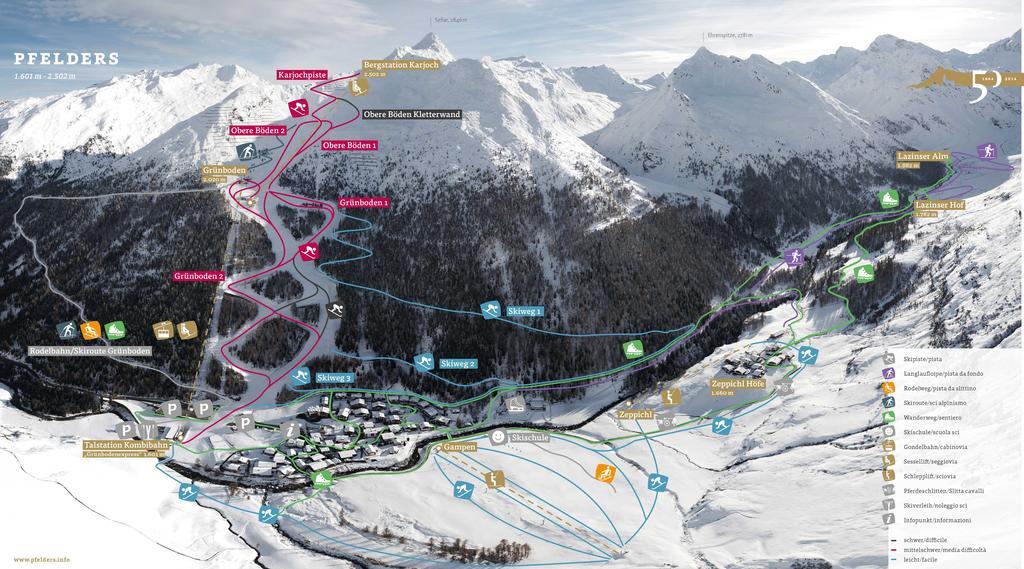 Alpshotel Bergland Pfelders Eksteriør bilde